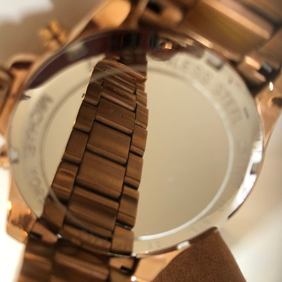 Max BLING AUTHENTIC Michael Kors MK6452 Wren Glitz Watch MSRP$495 RARE Worn Once main image 3